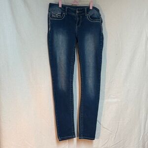 Maurices Dark Blue Skinny Jeans